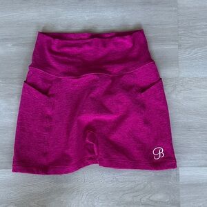 Bombshell sportswear magenta shorts